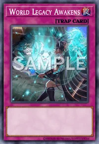 World Legacy Awakens, Yu-Gi-Oh! card, TRAP