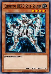 Elemental HERO Solid Soldier, Yu-Gi-Oh! card, EARTH