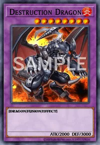 Destruction Dragon, Yu-Gi-Oh! card, FIRE