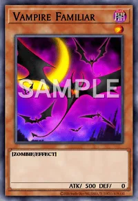 Vampire Familiar, Yu-Gi-Oh! card, DARK