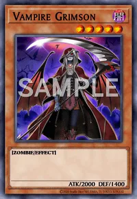 Vampire Grimson, Yu-Gi-Oh! card, DARK