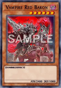 Vampire Red Baron, Yu-Gi-Oh! card, DARK