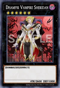 Dhampir Vampire Sheridan, Yu-Gi-Oh! card, DARK