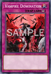 Vampire Domination, Yu-Gi-Oh! card, TRAP
