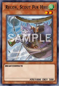 Recon, Scout Fur Hire, Yu-Gi-Oh! card, WIND
