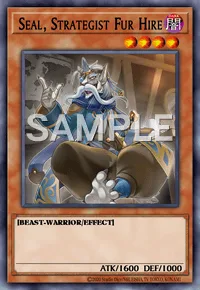 Seal, Strategist Fur Hire, Yu-Gi-Oh! card, DARK