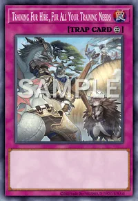 Training Fur Hire, Fur All Your Training Needs, Yu-Gi-Oh! card, TRAP