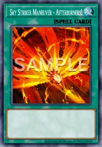Sky Striker Maneuver - Afterburners!, Yu-Gi-Oh! card, SPELL