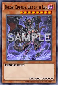 Darkest Diabolos, Lord of the Lair, Yu-Gi-Oh! card, DARK