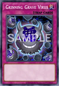 Grinning Grave Virus, Yu-Gi-Oh! card, TRAP
