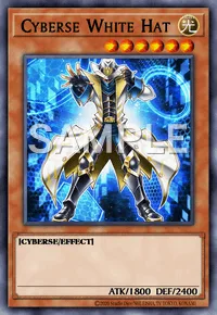 Cyberse White Hat, Yu-Gi-Oh! card, LIGHT