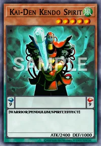 Kai-Den Kendo Spirit, Yu-Gi-Oh! card, WIND