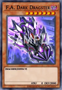 F.A. Dark Dragster, Yu-Gi-Oh! card, DARK