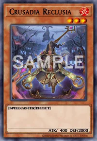 Crusadia Reclusia, Yu-Gi-Oh! card, FIRE