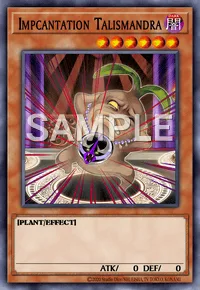 Impcantation Talismandra, Yu-Gi-Oh! card, DARK