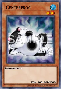 Centerfrog, Yu-Gi-Oh! card, WATER
