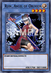 Ruin, Angel of Oblivion, Yu-Gi-Oh! card, LIGHT