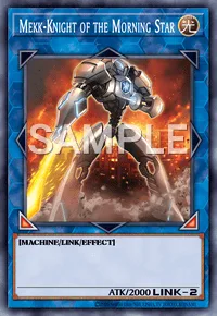 Mekk-Knight of the Morning Star, Yu-Gi-Oh! card, LIGHT