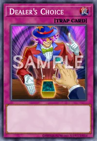 Dealer's Choice, Yu-Gi-Oh! card, TRAP