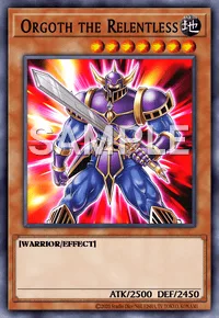 Orgoth the Relentless, Yu-Gi-Oh! card, EARTH