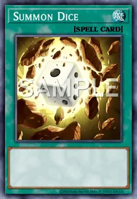 Summon Dice, Yu-Gi-Oh! card, SPELL