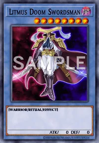 Litmus Doom Swordsman, Yu-Gi-Oh! card, DARK