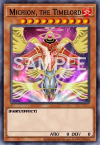 Michion, the Timelord, Yu-Gi-Oh! card, FIRE