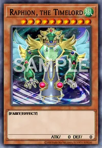 Raphion, the Timelord, Yu-Gi-Oh! card, WIND