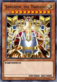 Sandaion, the Timelord, Yu-Gi-Oh! card, LIGHT