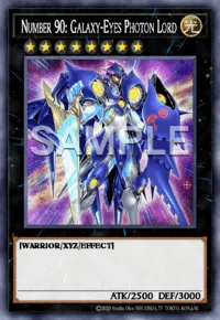 Number 90: Galaxy-Eyes Photon Lord, Yu-Gi-Oh! card, LIGHT