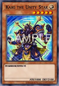 Kaiki the Unity Star, Yu-Gi-Oh! card, LIGHT