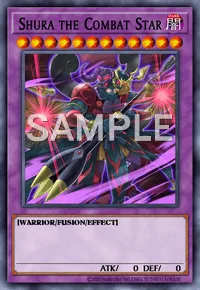 Shura the Combat Star, Yu-Gi-Oh! card, DARK
