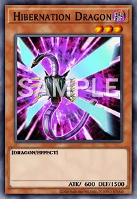 Hibernation Dragon, Yu-Gi-Oh! card, DARK