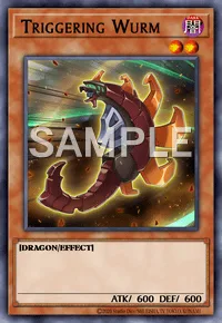 Triggering Wurm, Yu-Gi-Oh! card, DARK