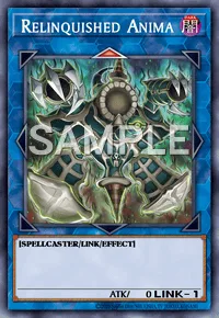 Relinquished Anima, Yu-Gi-Oh! card, DARK