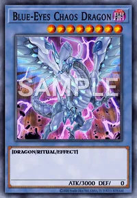 Blue-Eyes Chaos Dragon, Yu-Gi-Oh! card, DARK