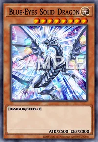 Blue-Eyes Solid Dragon, Yu-Gi-Oh! card, LIGHT