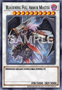 Blackwing Full Armor Master, Yu-Gi-Oh! card, DARK