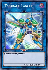 Talkback Lancer, Yu-Gi-Oh! card, DARK