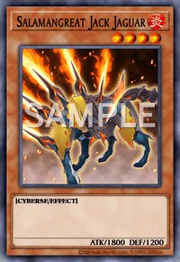 Salamangreat Jack Jaguar, Yu-Gi-Oh! card, FIRE