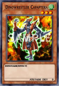 Dinowrestler Capaptera, Yu-Gi-Oh! card, WIND