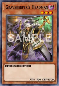 Gravekeeper's Headman, Yu-Gi-Oh! card, DARK
