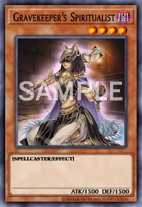 Gravekeeper's Spiritualist, Yu-Gi-Oh! card, DARK