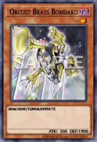 Orcust Brass Bombard, Yu-Gi-Oh! card, DARK