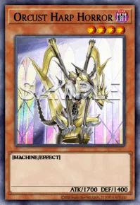 Orcust Harp Horror, Yu-Gi-Oh! card, DARK