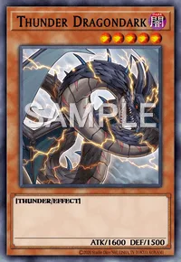 Thunder Dragondark, Yu-Gi-Oh! card, DARK