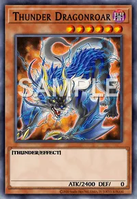 Thunder Dragonroar, Yu-Gi-Oh! card, DARK