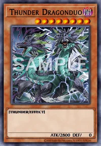 Thunder Dragonduo, Yu-Gi-Oh! card, DARK