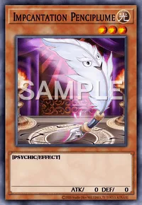 Impcantation Penciplume, Yu-Gi-Oh! card, LIGHT