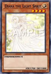Diana the Light Spirit, Yu-Gi-Oh! card, LIGHT